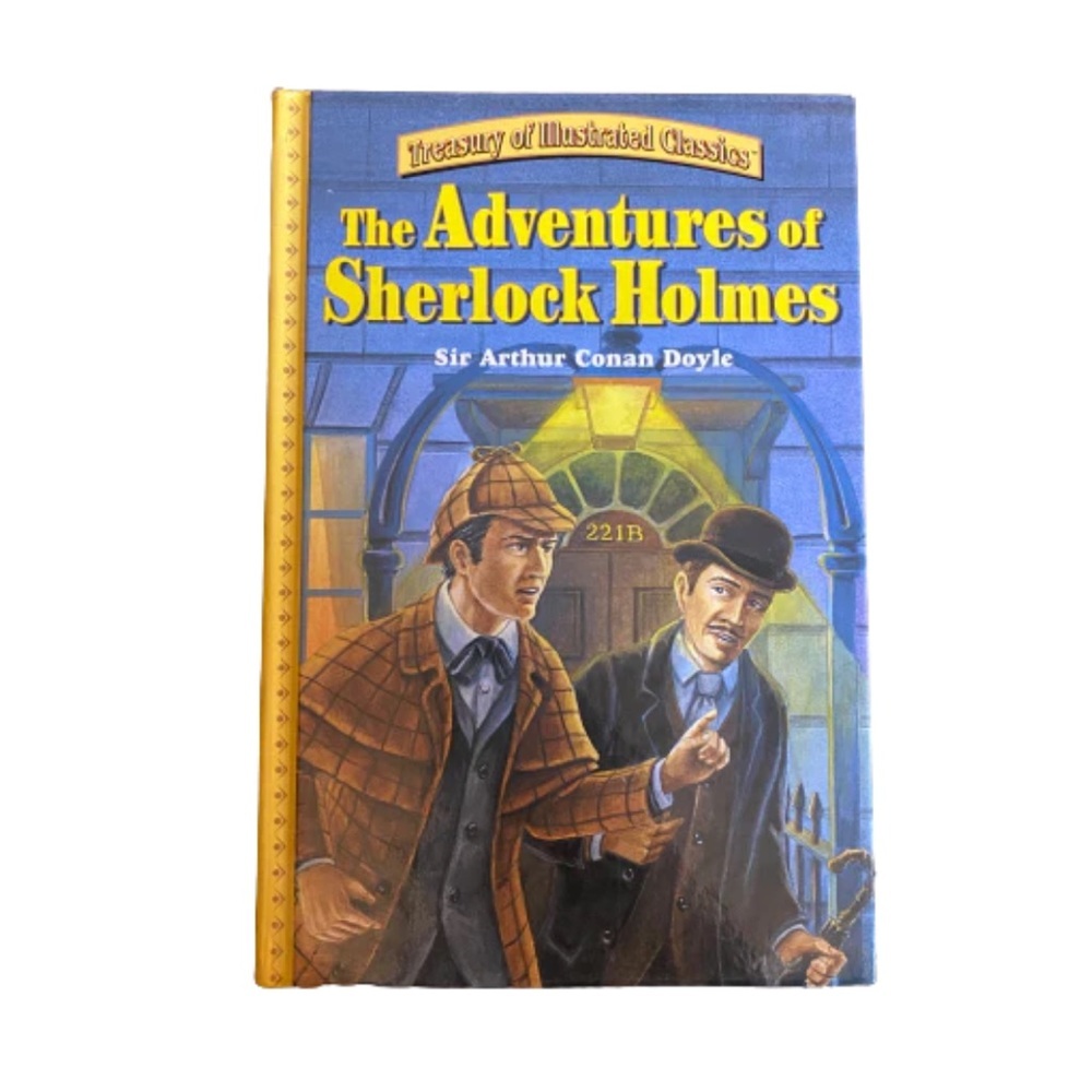 The Adventures of Sherlock Holmes Treasury Illustrated Classics Hardcover Book